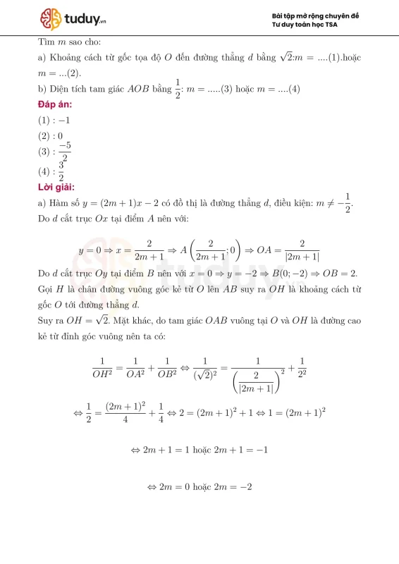 Chuyên đề Toán TSA: Hàm số & đồ thị. Phương trình, hệ PT p5