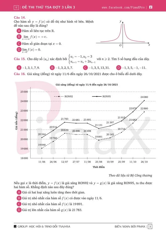 Đề minh họa đánh giá tư duy TSA 2025 Toán học số 33 trang 3