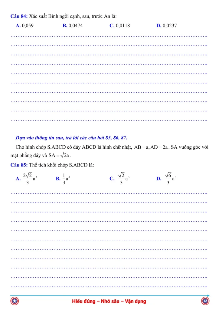 Đề Thi VACT Đợt 1 - phần toán số 12