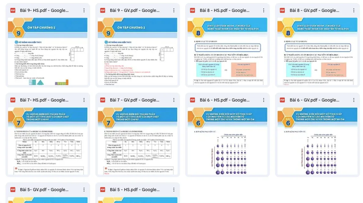 tài liệu Bảng tuần hoàn các nguyên tố hóa học và định luật tuần hoàn