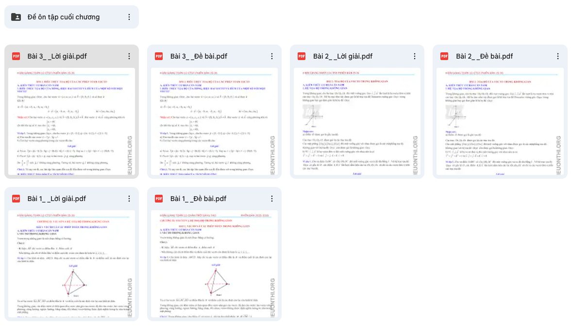 Toán 12 Vector và hệ trục tọa độ không gian