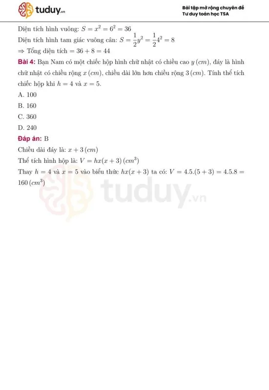 Tải chuyên đề Toán TSA: Biểu thức đại số và căn thức p3
