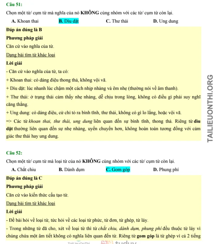 Tải đề thi thử ĐGNL HSA phần Ngôn ngữ & văn học số 34