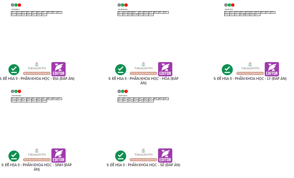 Đề thi thử đánh giá năng lực HSA 2025 phần khoa học