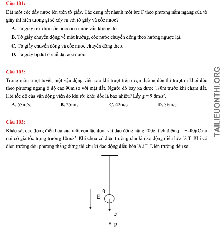 Tải đề thi thử đánh giá năng lực HSA phần Khoa học số 29