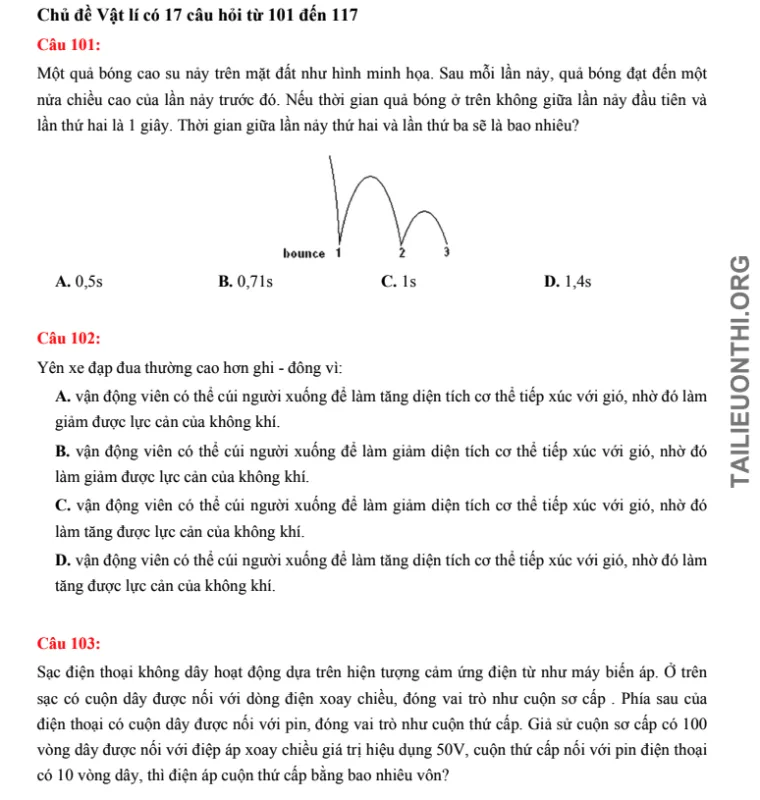 Tải đề thi thử đánh giá năng lực HSA phần Khoa học số 35