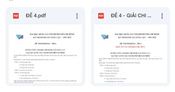 Đề thi đánh giá năng lực 2025 TPHCM số 4