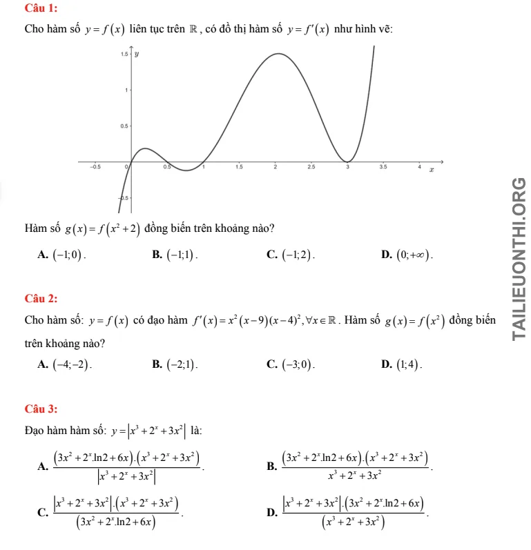 Đề đánh giá năng lực HSA Toán học số 37