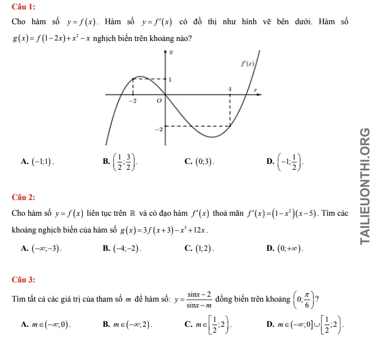 đề thi thử đánh giá năng lực HSA Toán học số 38
