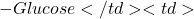 -Glucose</td><td>
