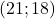 (21;18)