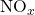 \text{NO}_x