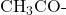 \text{CH}_3\text{CO-}