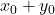 x_0 + y_0